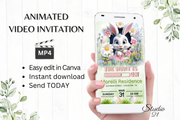 Effortless Easter Invites: A Digital Egg Hunt Template