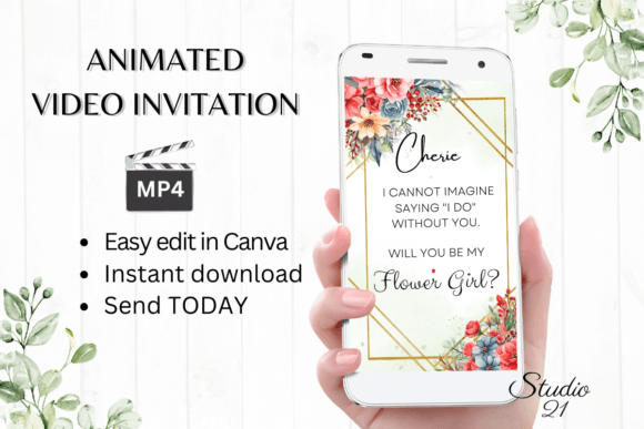 Floral Flower Girl Proposal W3134FG: A Designer's Guide