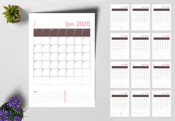 Master Your Year with a Creative Calendar Planner Template