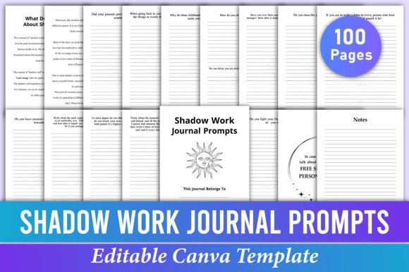 Shadow Work Journal Prompts Canva Kdp: Your Design Toolkit