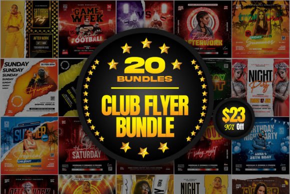 Unveiling the Night Club Party Flyer Bundle
