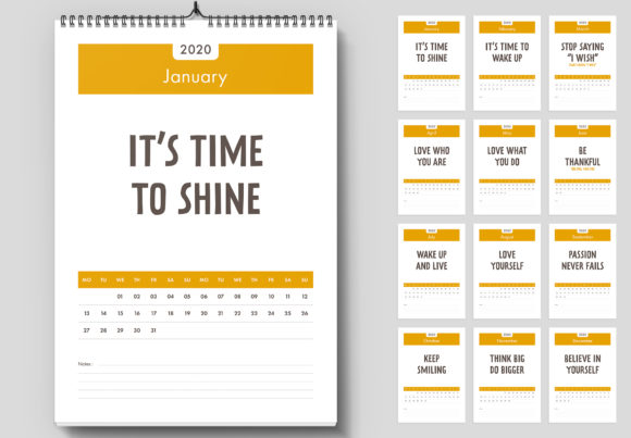 Wall Calendar Quotes: A Creative Template for All Seasons